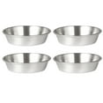 thumbnail image 1 of 4 Pcs Stainless Steel Seasoning Dish Appetizer Plates Dipping Sauce Dishes Round Seasoning Dishes Seasoning Bowl, 1 of 6