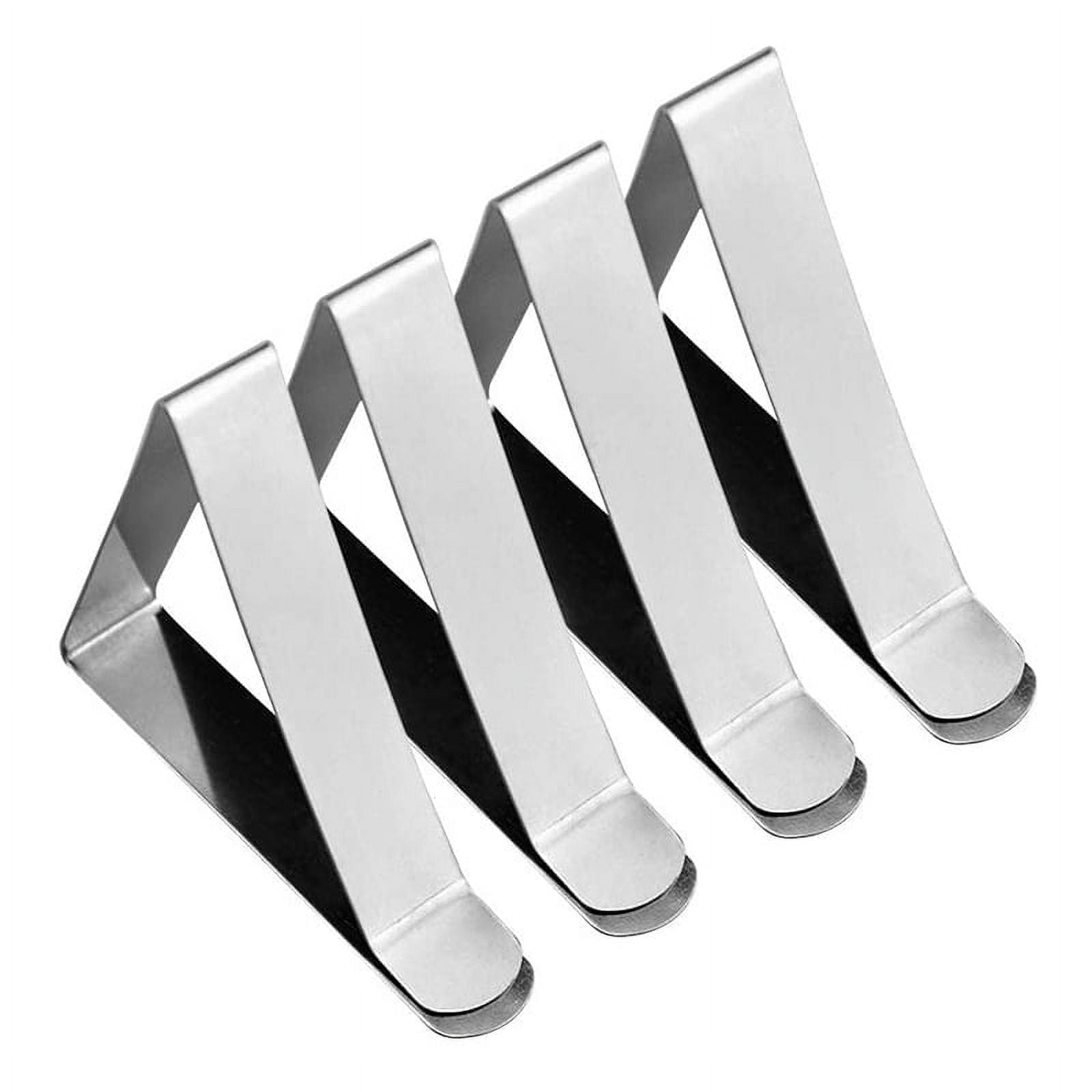 4 Pcs Stainless Steel Tablecloth Clip,Non-Slip Adjustable Table Cover ...