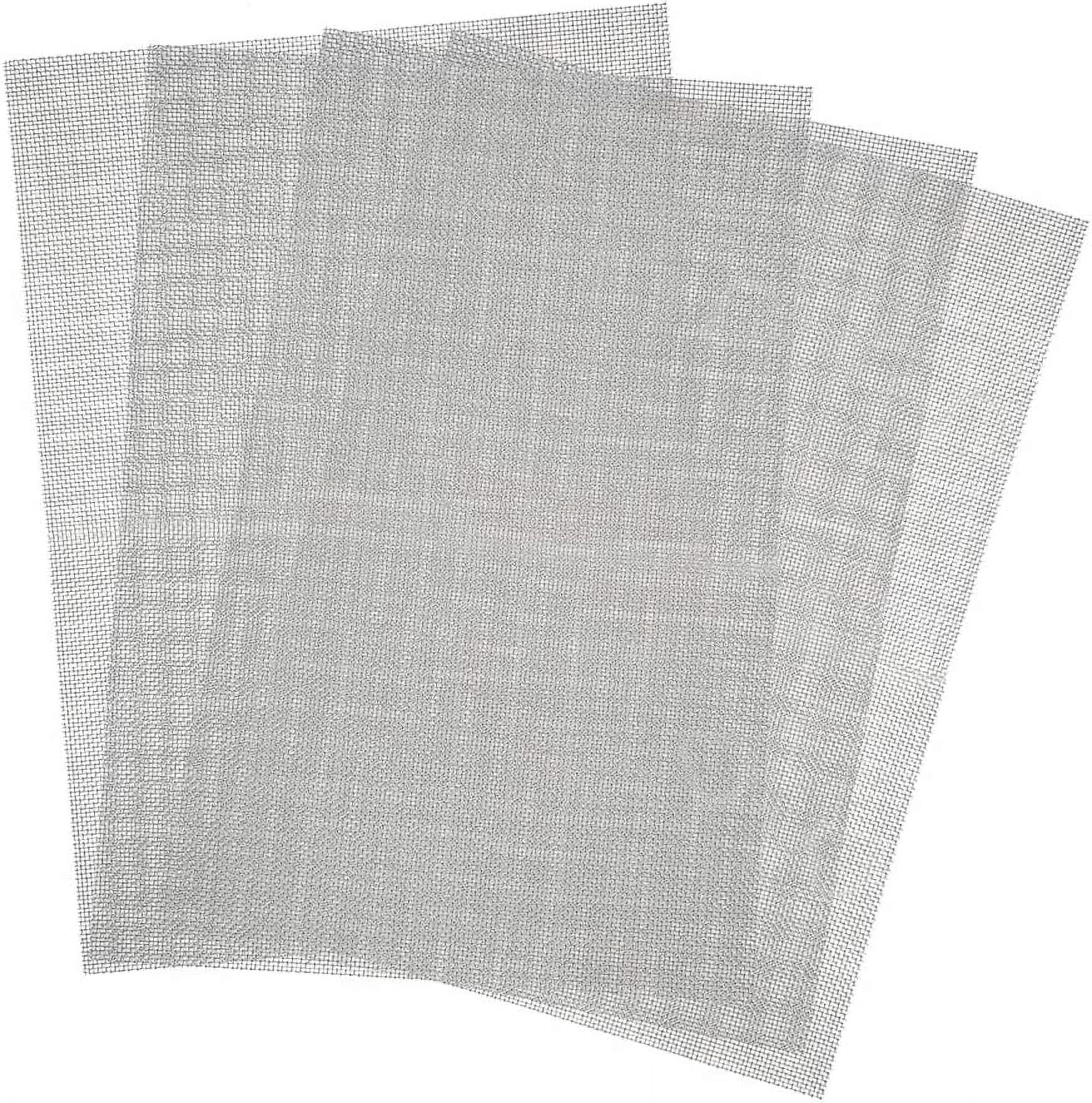 4 Pcs Stainless Steel Woven Wire Mesh Panels Metal Insect Mesh Sheet