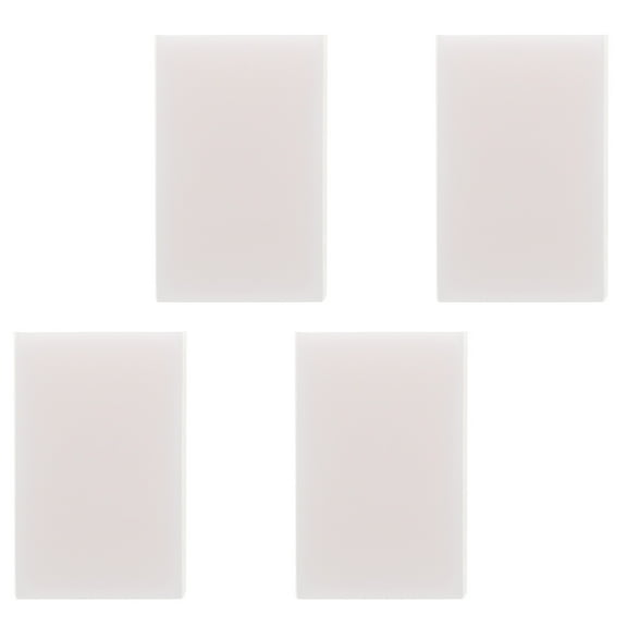 4 Pcs Stamp Making Kit Square Tool Engraving Eraser DIY Stamp Blocks Miss 4X2.5X2.5CM White