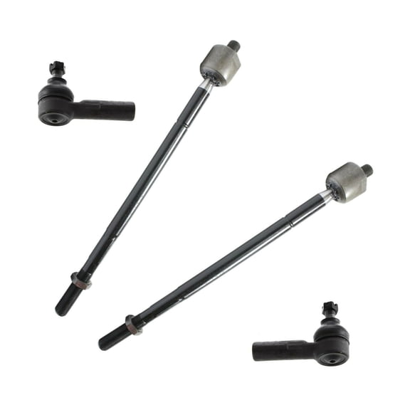 4 Pcs Steering Kit Inner & Outer Tie Rod Ends Fits select: 1991-2001 TOYOTA CAMRY, 1995-2004 TOYOTA AVALON