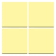 thumbnail image 1 of 4 Pcs Sticky Notes Pads 2 X 2 Inch Premium Sticky Pads Self-Stick Note for Home Office Notebook, 1 of 5