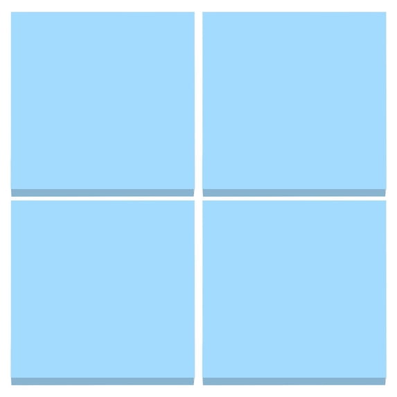 4 Pcs Sticky Notes Pads 2 X 2 Inch Premium Sticky Pads Self-Stick Note for Home Office Notebook