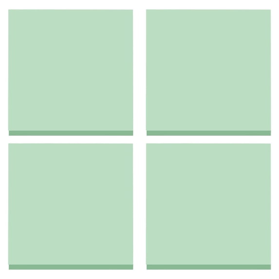 4 Pcs Sticky Notes Pads 2 X 2 Inch Premium Sticky Pads Self-Stick Note for Home Office Notebook