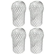 4 Pcs Strainer Gutter Downspout Protectors DIY Leaf Protection Mesh