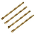 thumbnail image 1 of 4 Pcs Straws Wide Stainless Steel Reusable Whisking Metal Drinking, 1 of 4
