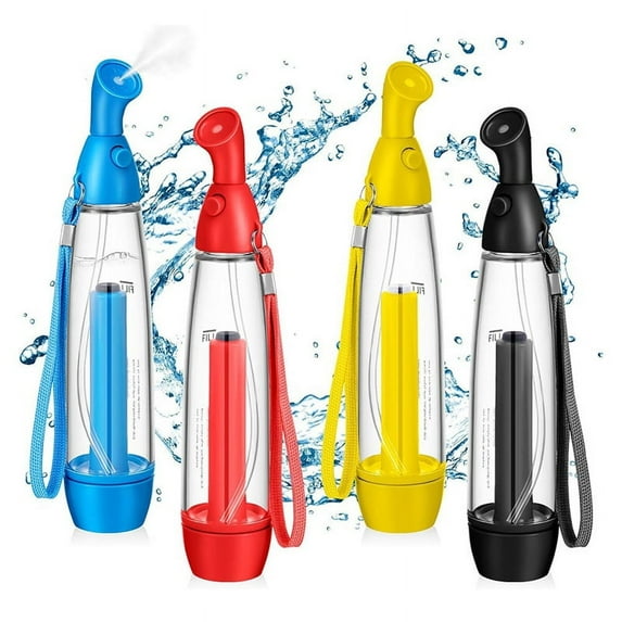 4 Pcs Summer Mister Sprays Bottle Set Pump Personal Cooling Device Empty Plastic Bottles Water Refillable