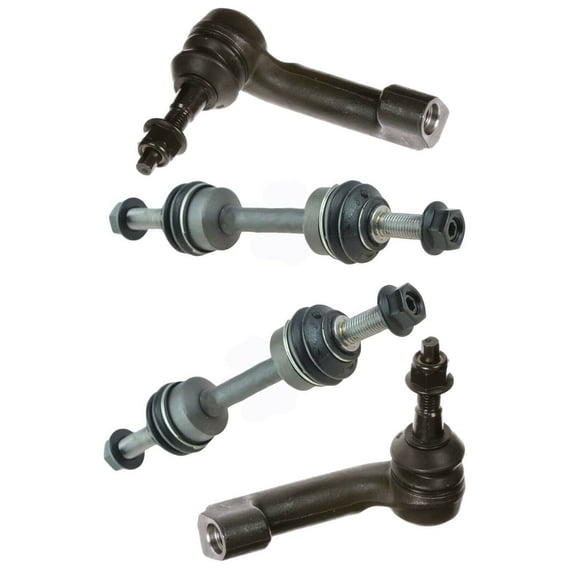 4 Pcs Suspension Kit Sway Bar End Links Outer Tie Rod Ends Fits select: 2009-2014 FORD F150, 2007-2014 FORD EXPEDITION