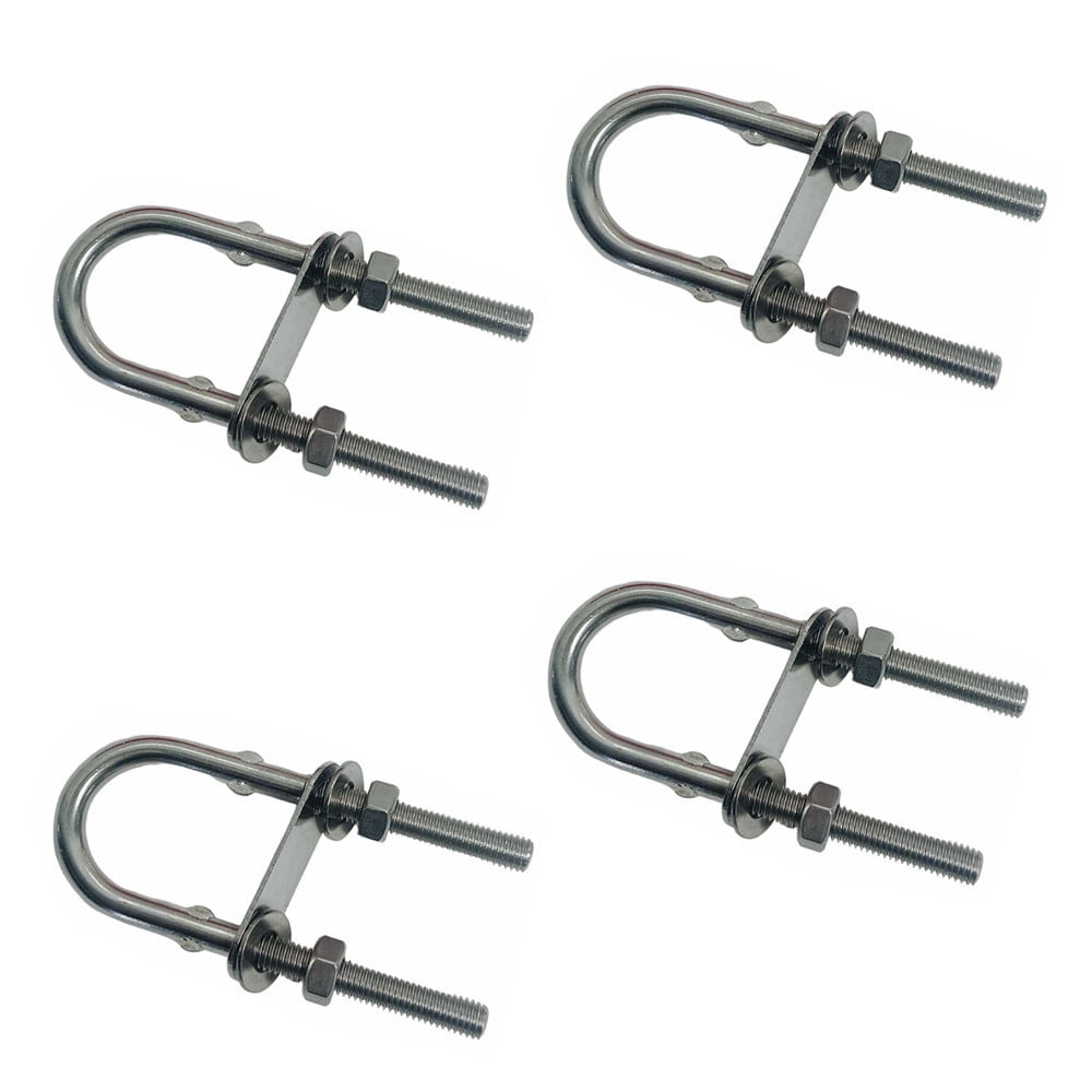 4 Pcs T304 Stainless Steel 3-1/4" U-Bolt