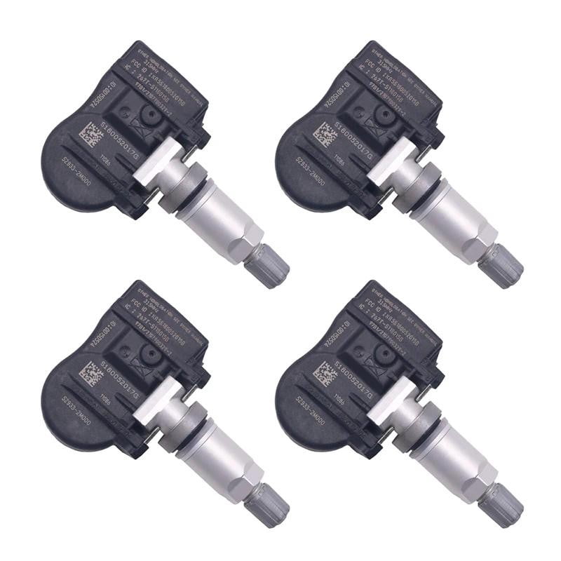A-Premium 4PCS Pre-Programmed TPMS Sensors - 315MHz, Compatible With Hyundai & Kia Models 2010-2014