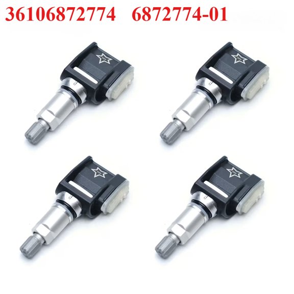4 Pcs TPMS Tire Pressure Sensor 433MHz for BMW 6 Series 2017–2024, 7 Series 2015–2022, 8 Series 2018–2024, OEM 36106872774