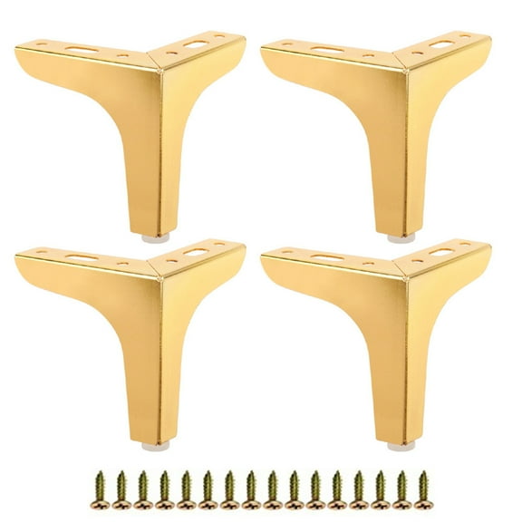 4 Pcs Table Feet Iron Furniture Legs Strong Load-bearing Furniture Hardware