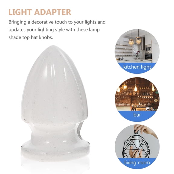 4-Pack Table Lamp Screw Caps for Desk Light Lampshade Holders, Lamp Shade Fasteners and Decorative Lamp Accessories
