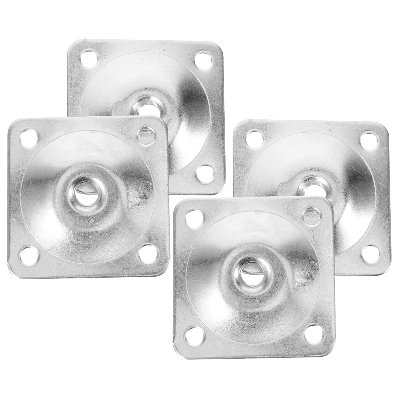 4 Pcs Table Leg Connector Furniture Mounting Hardware Nuts Chair Plates
