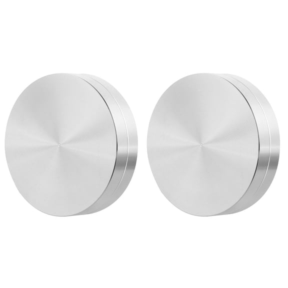 4 Pcs  Table Turntable Base Cake Tray Rotatable Bases Aluminium Alloy Swivel Base Tools