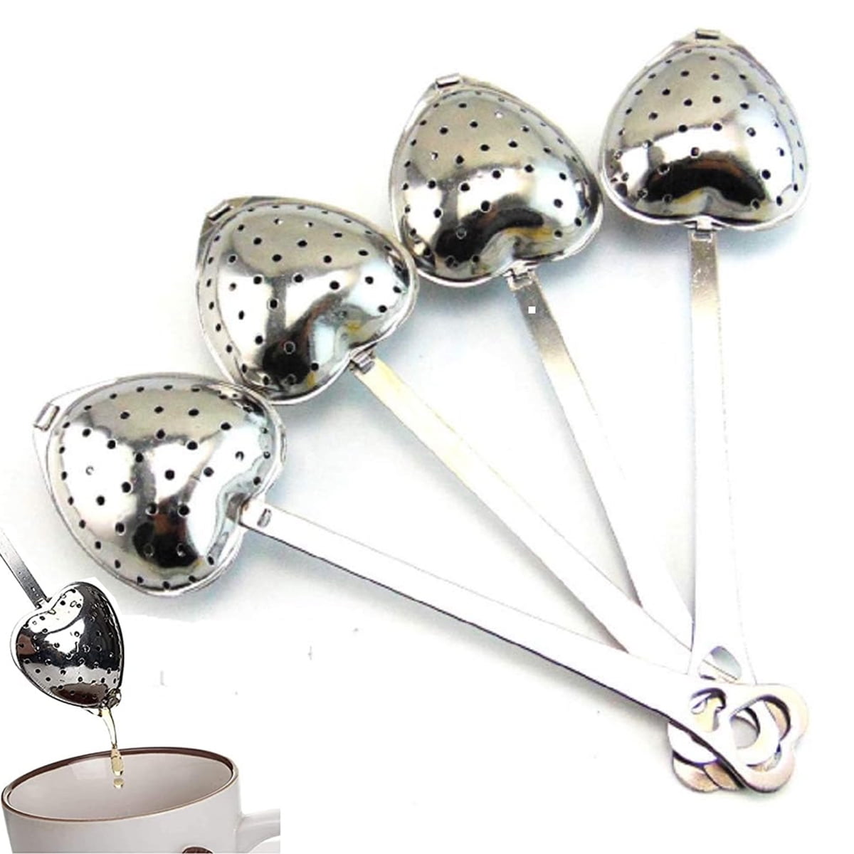 4 Pcs Tea Infusers for Loose Tea Tea Strainers for Loose Tea Tea ...