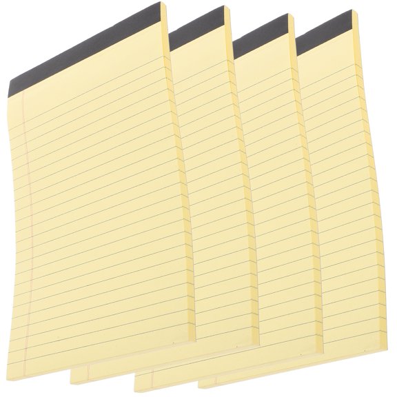4 Pcs Tear-off Memo Pad Sticky Notes The Notebook Writing Legal Pad Small Notepad Tearable Notepads Student