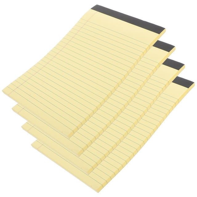 4 Pcs Tear-off Memo Pad The Notebook Legal Pads Lined Writing Note Writing Legal Pad Small Legal Pad Student