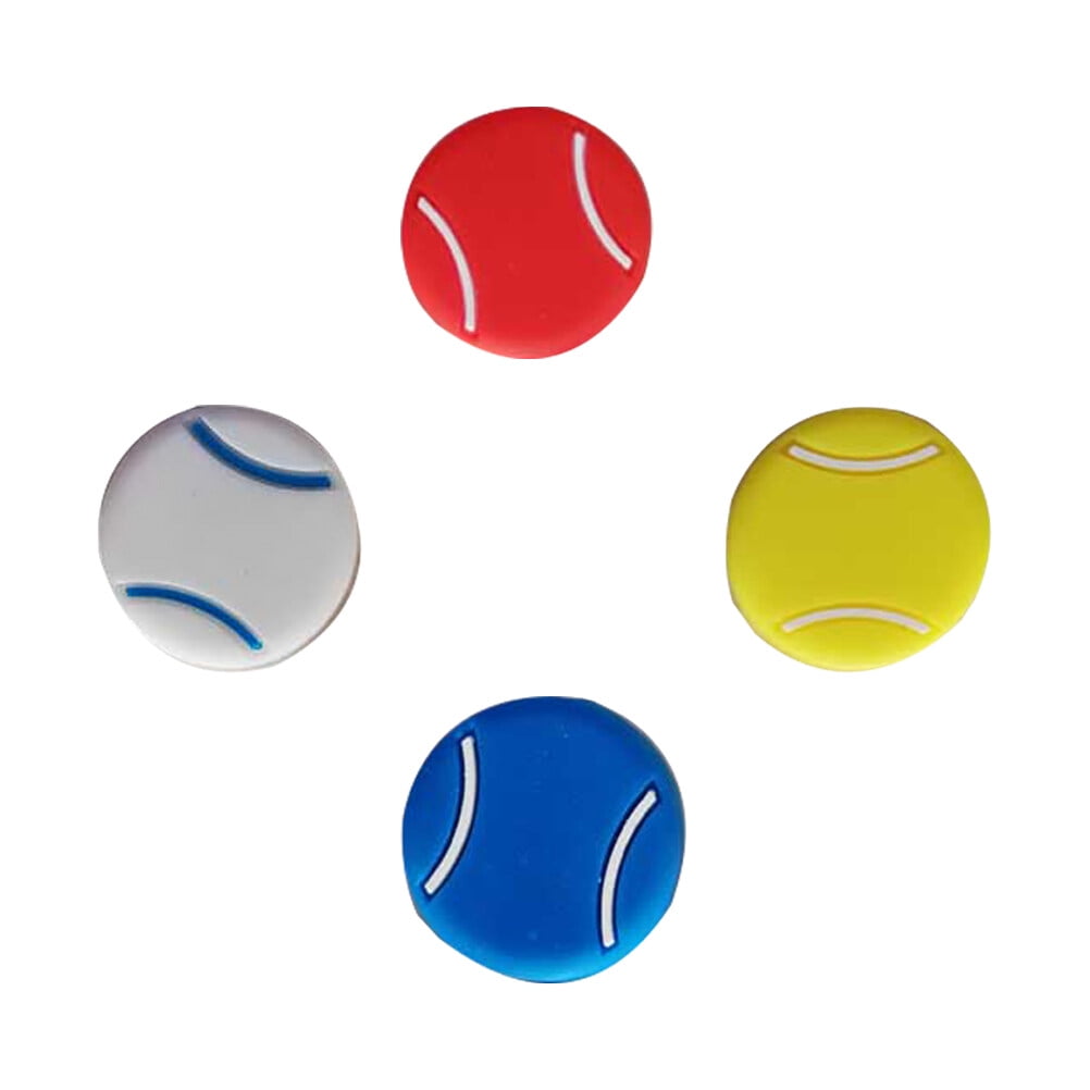 4 Pcs Tennis Racquet Tool Spare Part Shock Absorber Vibration Damper