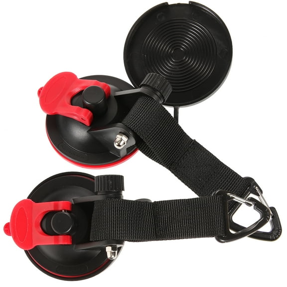 4 Pcs Tent Fixing Hook Vacuum Hooks Mini Carabiner Clips Clothes Hanger Suction Cup Travel