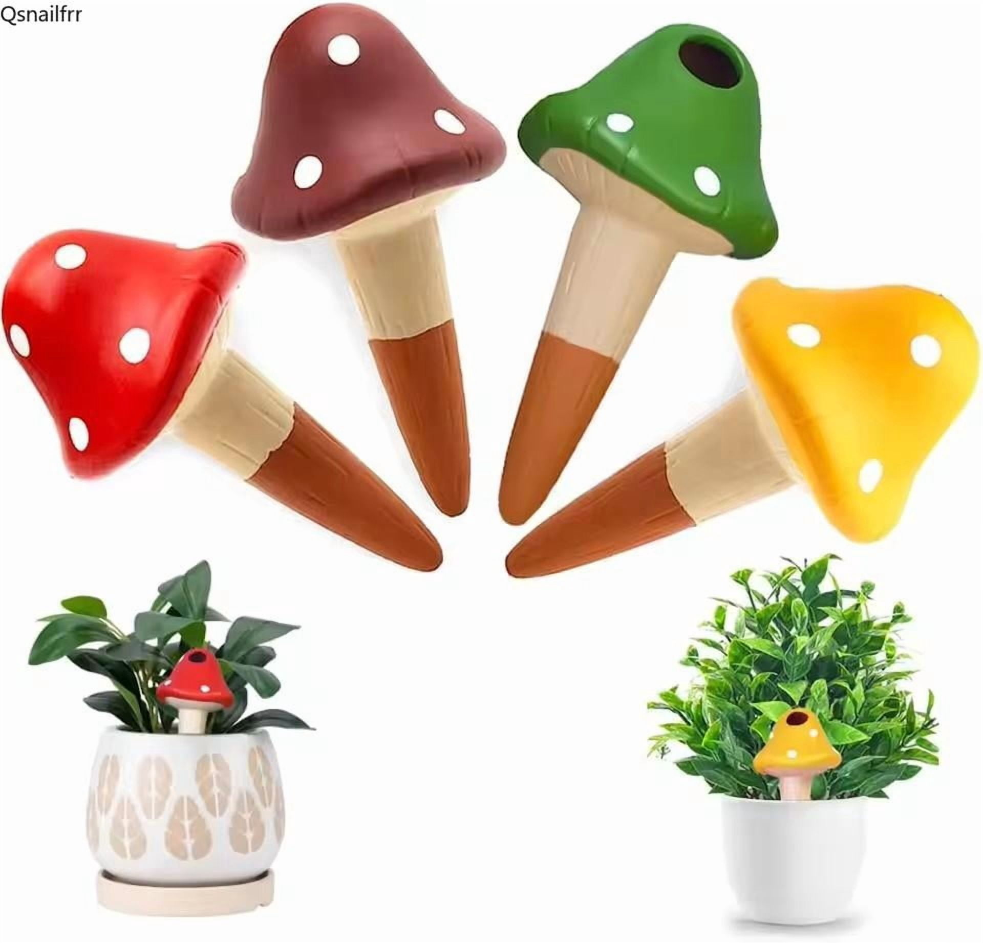 4 Pcs Terracotta Watering Spikes For Potted Plants Self Watering 4-pcs-terracotta-watering-spikes-for-potted-plants-self-watering