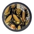 thumbnail image 1 of 4 Pcs Thanksgiving Corn Knobs for Kitchen Cabinet Cupboard Dresser Bookcase Drawer Pulls Handles Round Home Decor, 1 of 8
