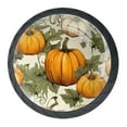 thumbnail image 1 of 4 Pcs Thanksgiving Pumpkin Knobs for Kitchen Cabinet Cupboard Dresser Bookcase Drawer Pulls Handles Round Home Decor, 1 of 8