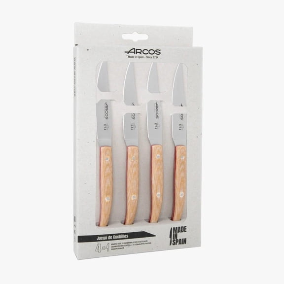 Set of 4 The Origin Steak Knives with Handle Mi Carta 4"
