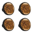 thumbnail image 1 of 4 Pcs Tiger Skin Texture Knobs for Kitchen Cabinet Cupboard Dresser Bookcase Drawer Pulls Handles Round Home Decor, 1 of 5