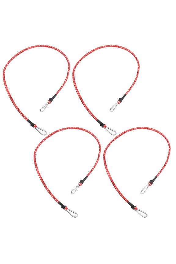 4 Pcs Tightening Strap with Hook Binding Belt Fastening Rope Polyester Aluminum Alloy