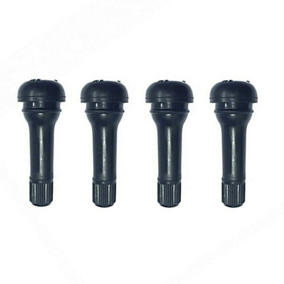 4 Pcs Tire Rim Snap-In Rubber Valve TR414 Snap-In Rubber Valve Car Scooter Moped Snap-In Rubber