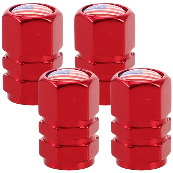 4 Pcs Tire Valve Cap Handles Crank Door Bell Knob Buttons Tires