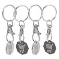 thumbnail image 1 of 4 Pcs Token Keychain Remover Charm Shopping Cart Hand Push Ultra-small, 1 of 8