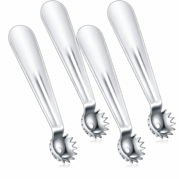 YEZNIVOS Strawberry Huller Tomato Corer Stainless Steel Stem Remover 4 Pcs