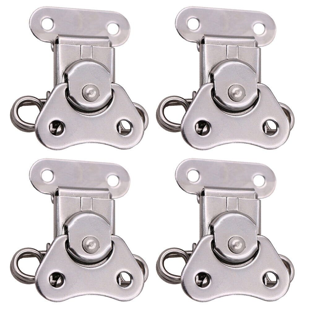 4 Pcs Toolbox Latch Locks for Lockers Hardware Toggle Clamp Spring Loaded Latches Butterfly