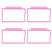 4 Pcs Traceless Back-Mounted Single Towel Rack Kitchen Bath Shower Towel Storage Household Items Collection Appliances