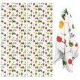 thumbnail image 1 of 4 Pcs Tractor and Hay White Pattern Funny Kitchen Towels, Microfiber Dish Towels, Kitchen Tea Towels Set 18" X 26", 1 of 4