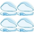thumbnail image 1 of 4 Pcs Transparent Pacifier Case,Happon Pacifier Holder Storage Box, BPA-Free Dummy Container,Pacifier Case Soother Pod Storage Box, Pacifier Holder Box for Kids, Baby, Travel, Home, 1 of 6