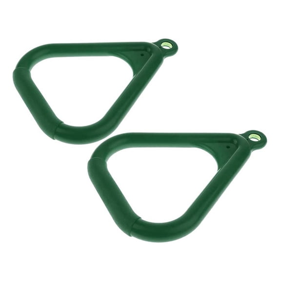 4 Pcs Trapeze Ring Swing Playset Trapezoidal Ring, Red & Dark Green