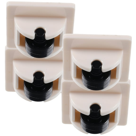 4 Pcs Trash Bin Heavy Duty Caster Wheels Castor Mini Small Appliance Casters Glue The Organizer