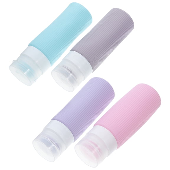 4 Pcs Travel Size Bottles Cookware Mold Liquid Container Filling