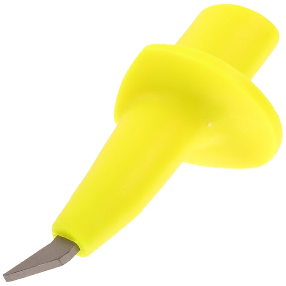 CATIEBYE 4Pcs Outdoor Hiking Stick Tips Yellow Wear Resist Crutch Foot Cover Protector