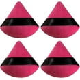 thumbnail image 1 of 4 Pcs Triangle Powder Puff Face Makeup Sponge,Loose Powder Body Powder, Cosmetic Foundation Sponge Velour Setting Powder Puff Wet Dry Beauty Makeup Tool (D, One Size), 1 of 5