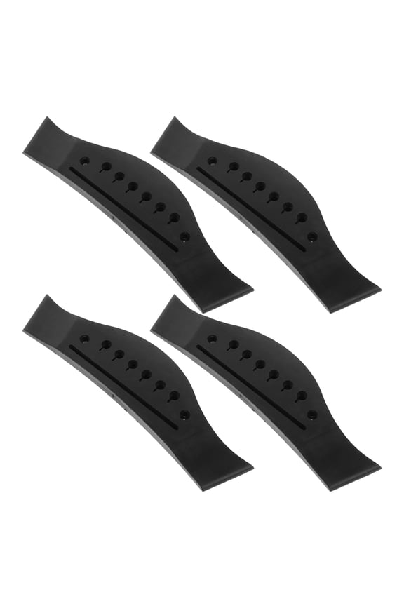 4 Pcs Trim Edge for Acoustic Guitar Polishing Machine Bridge Wooden