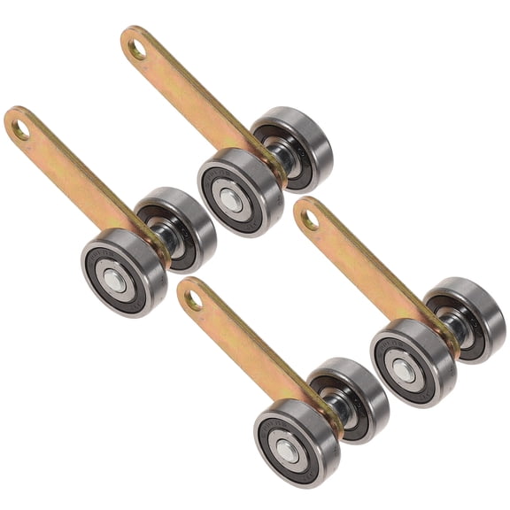 ifundom 4-Pack Sliding Door Rollers with Bearings, Trolley Assembly for Garage, Barn, Kitchen Door Tracks