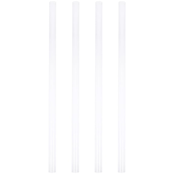 Mobutofu Hard Clear PVC Tubing Durable and Heat Resistant for Home 4Pcs