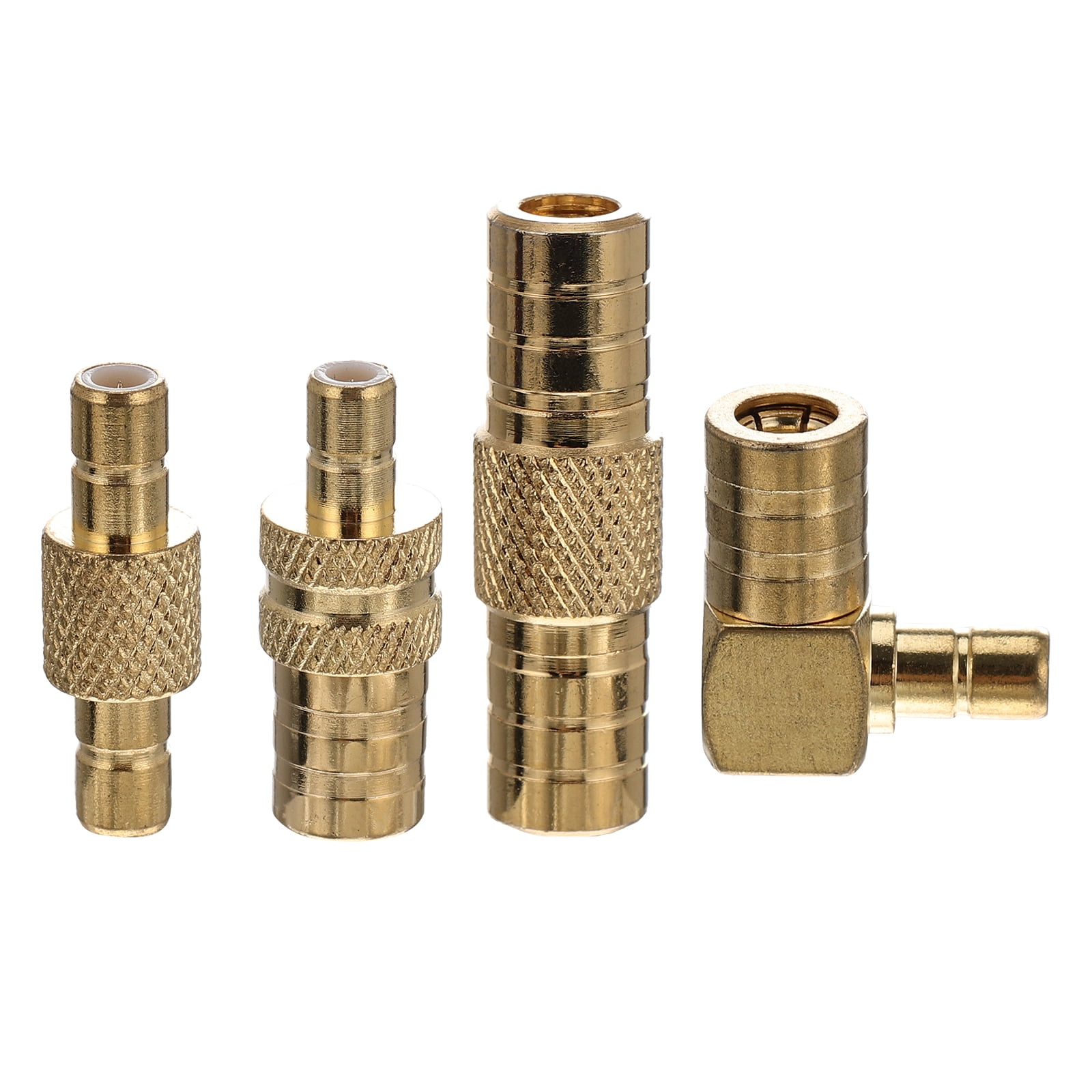 4 Pcs Twists on F Type Coaxial Cable Connector Plug Connector Antenna