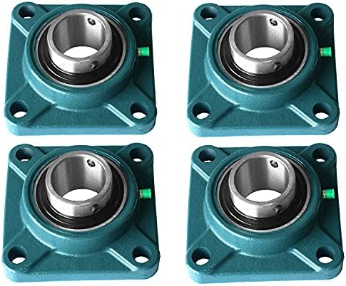 Supporto A Cuscino PGN Bearings UCF206-20 Con Foro 1-1/4 Pollici, 4 Bulloni, Ghisa