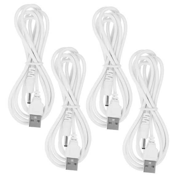 4pcs Dc Charging Cable Usb To Dc Power Cord 3.5 X 1.35mm Cable Dc Charging Cord