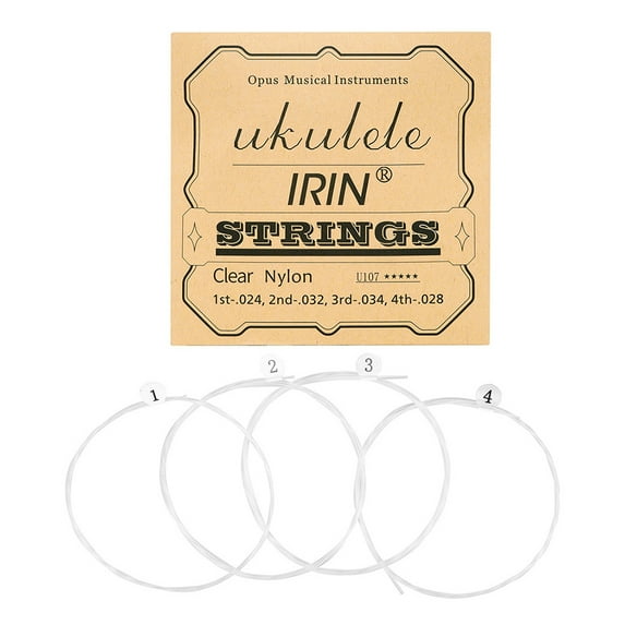 Masteelf Transparent Ukulele Strings Set of 4 Nylon Threads for Lyre Use Durable and Cost Effective 0 45mm